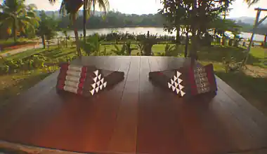 ร้านอาหารของ Lake View Bungalows